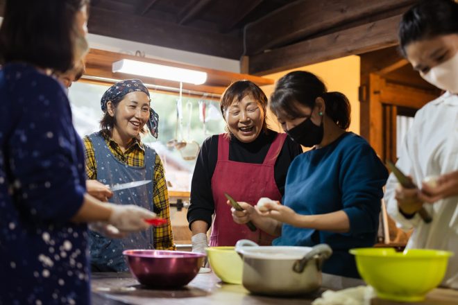 Mountain Village Food and Daily Life  “Learning the Satoyama Lifestyle”(Konnyaku Making Experience)