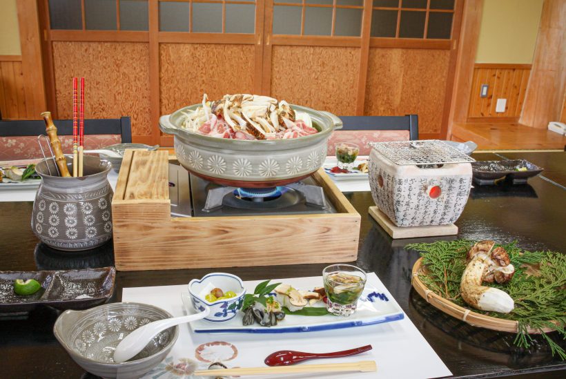 A campsite where you can enjoy seasonal ingredients